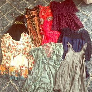 Several Free People Dresses - all for $88